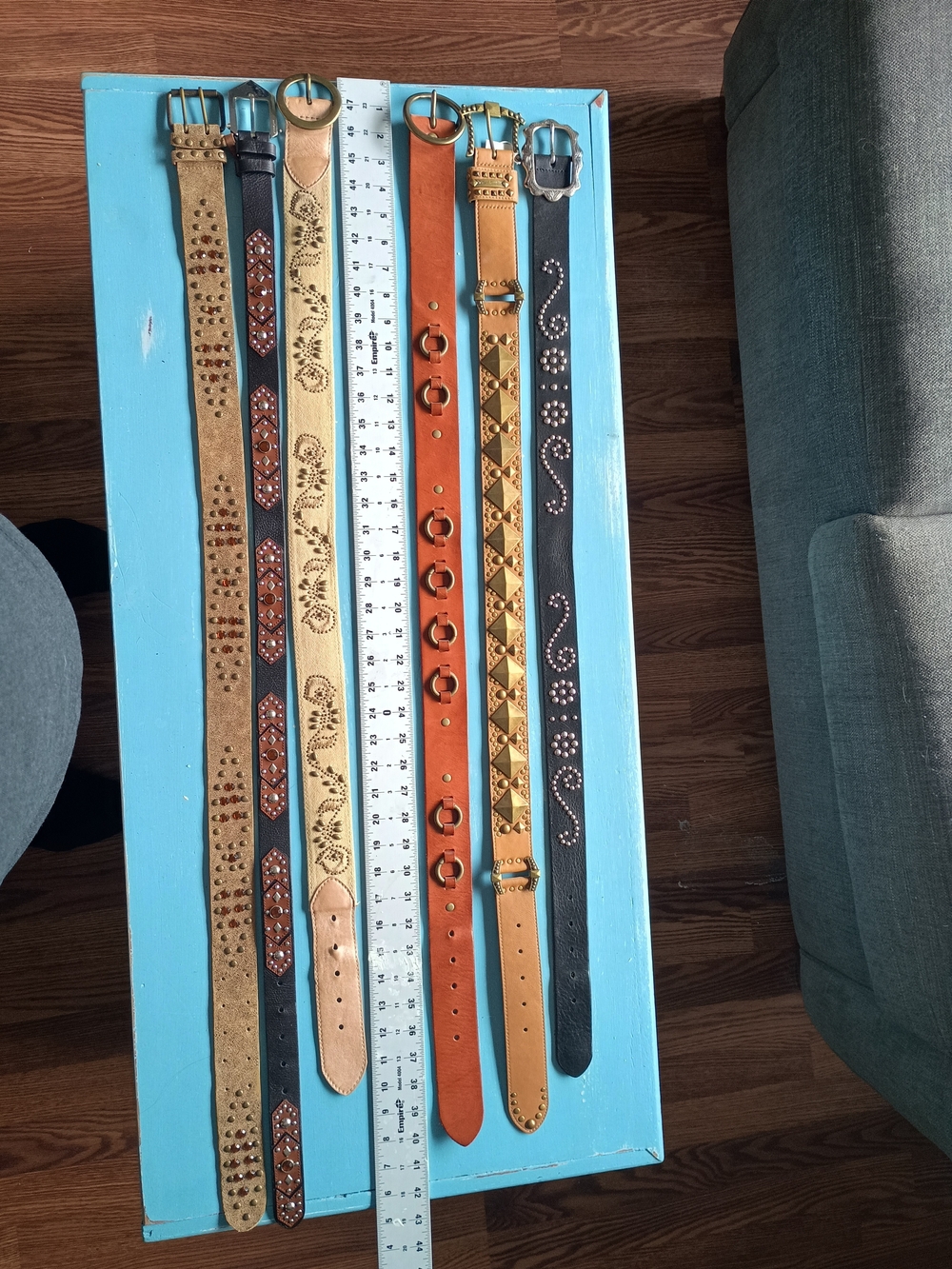 20 Women's Belts. Various Designers. Size SM/Med.